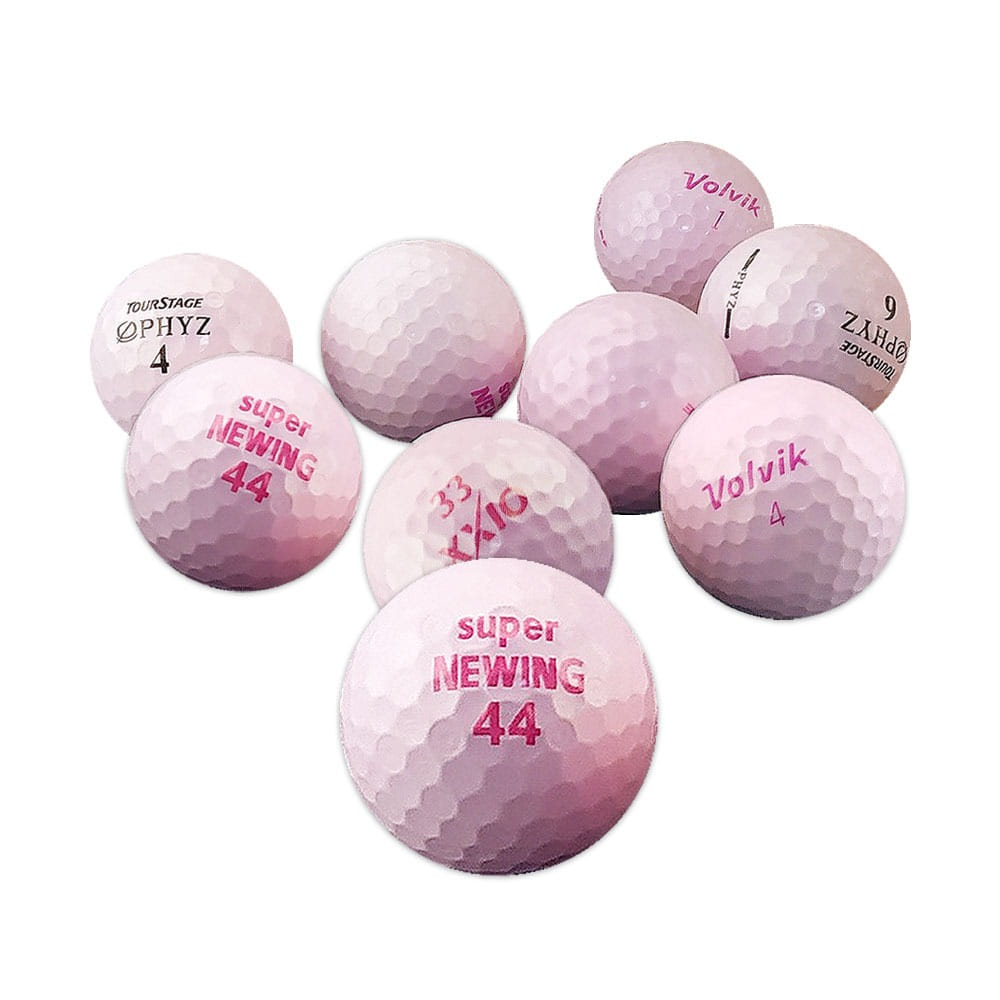 AA+급-30알 새볼등급-20알/ 여성상급자 핑크 혼합 로스트볼